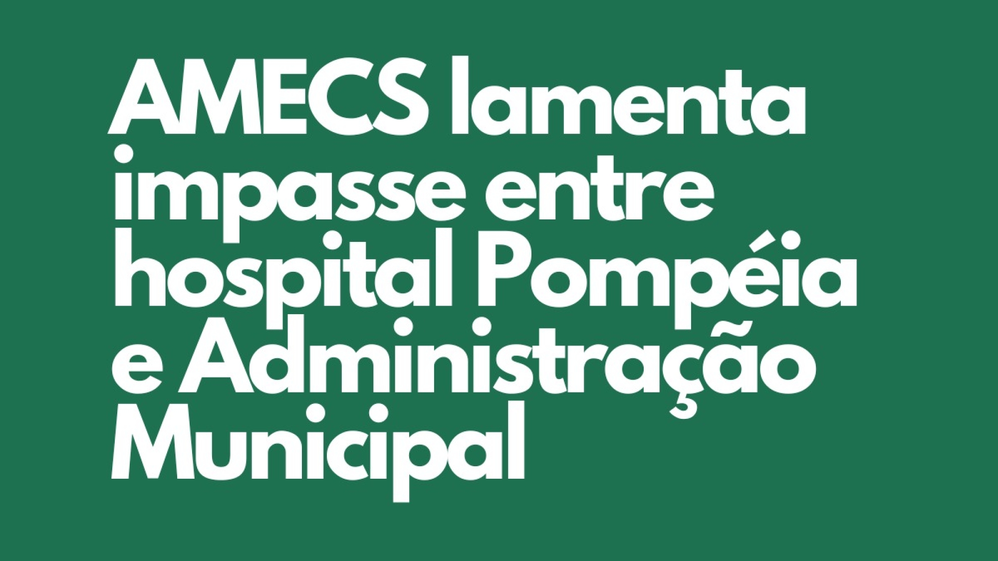 AMECS COMUNICADO
